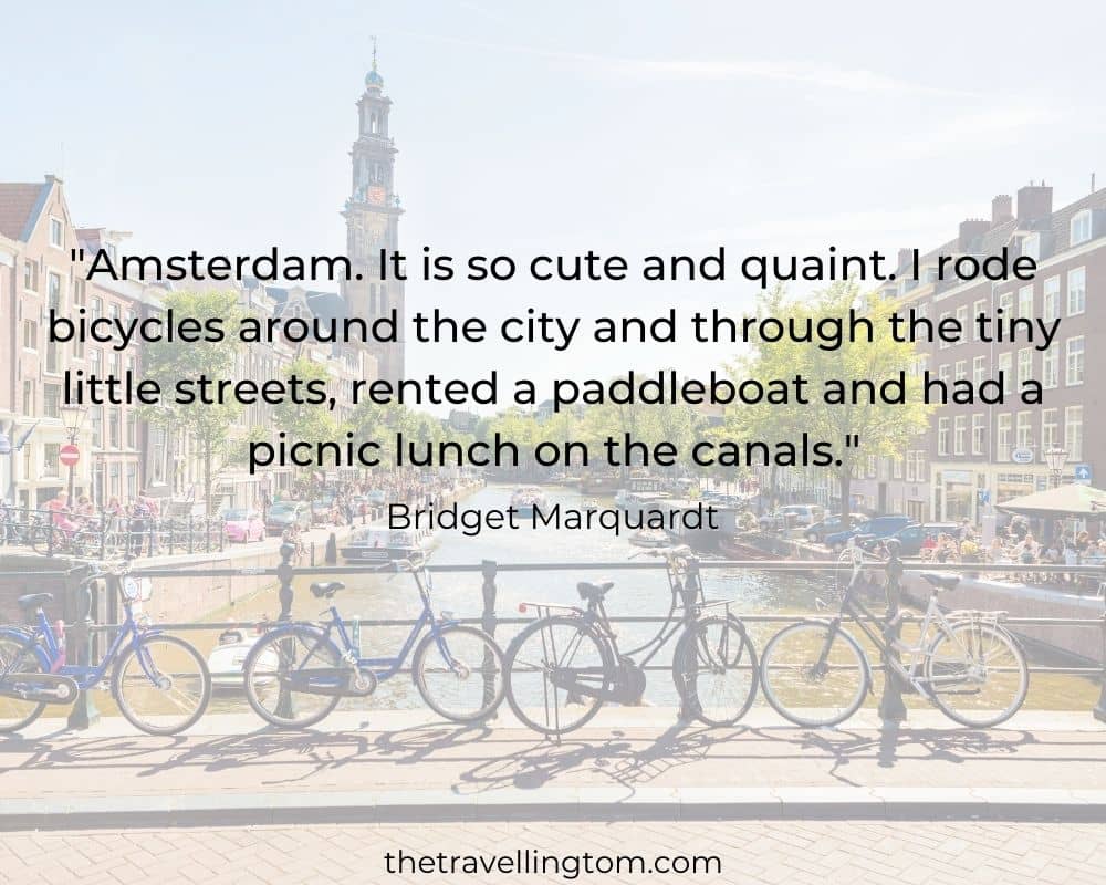 Amsterdam quotes about travel