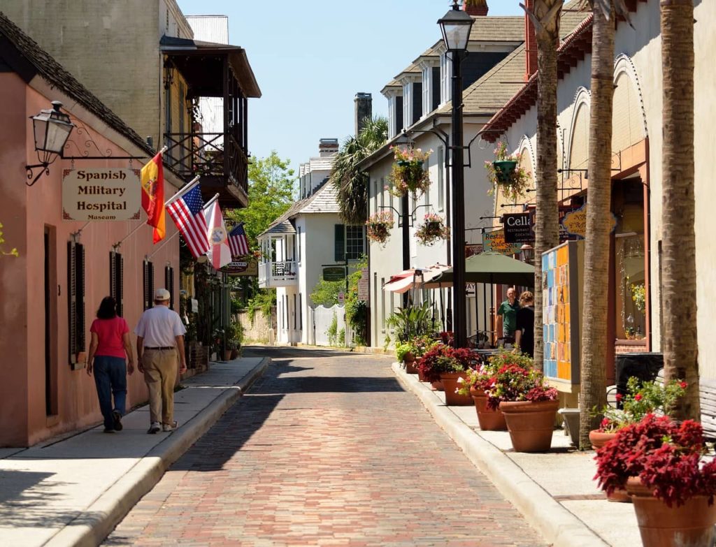 Aviles Street in St Augustine