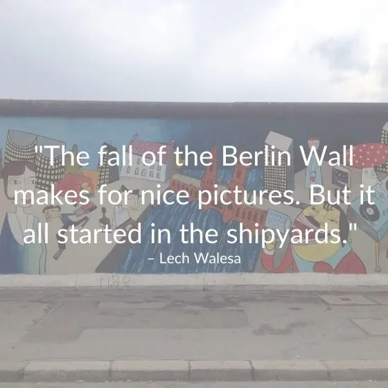 Berlin wall quote