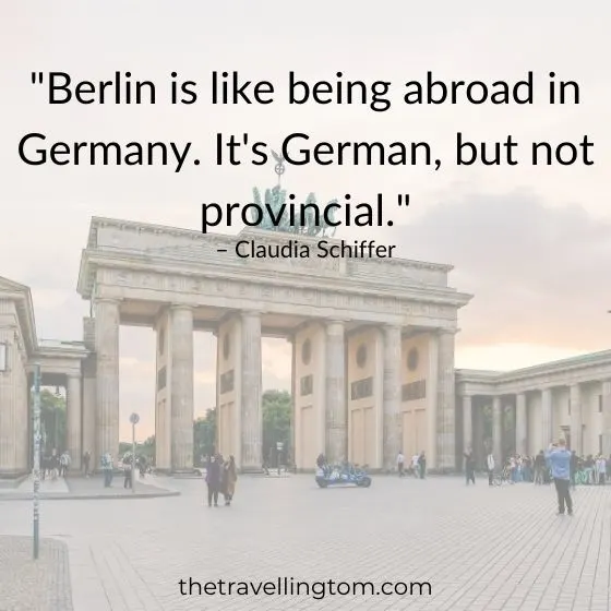 Berlin travel quote