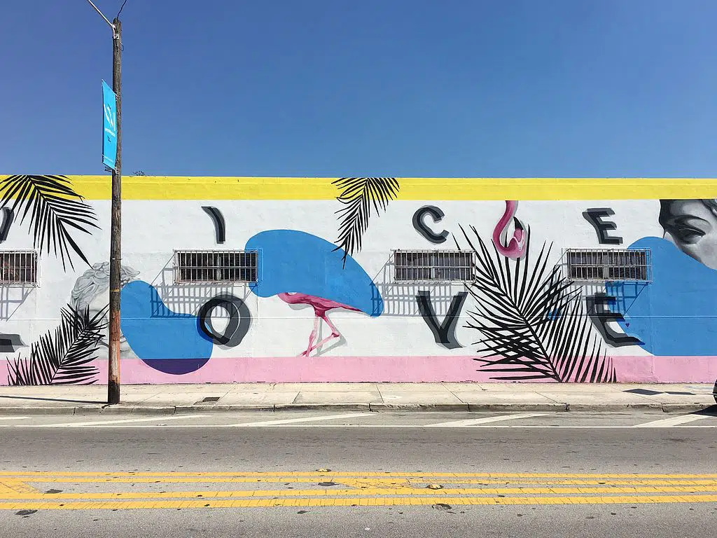 Mural at Wynwood Art District