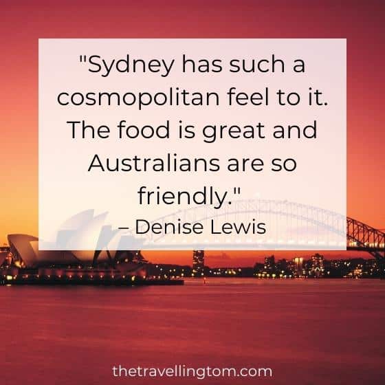 quote about Sydney's culture