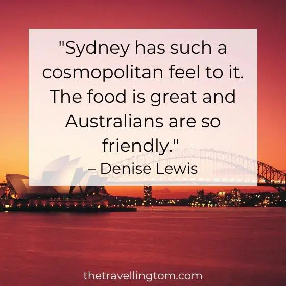 quote about Sydney's culture