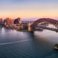 sydney quotes with a view of the Opera House and the Harbour Bridge