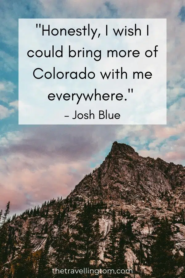 Colorado travel quote