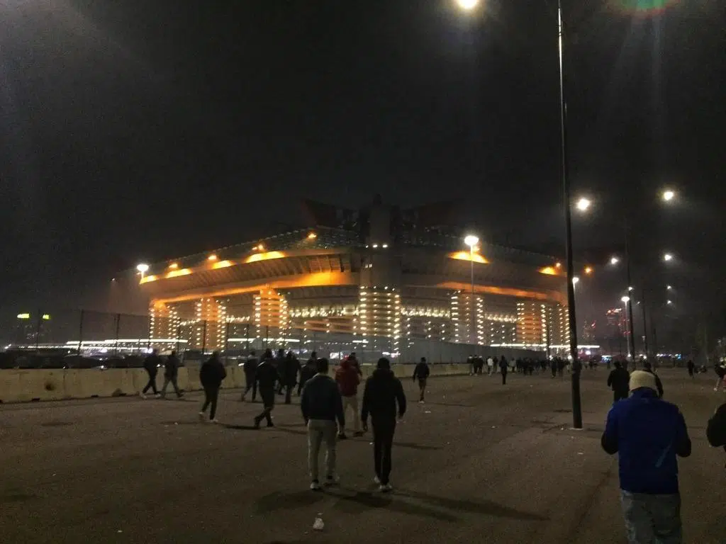 Exterior of the San Siro in Milan