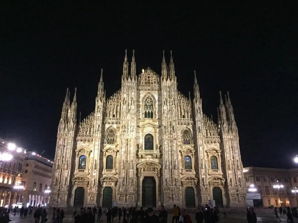 The Duomo at night