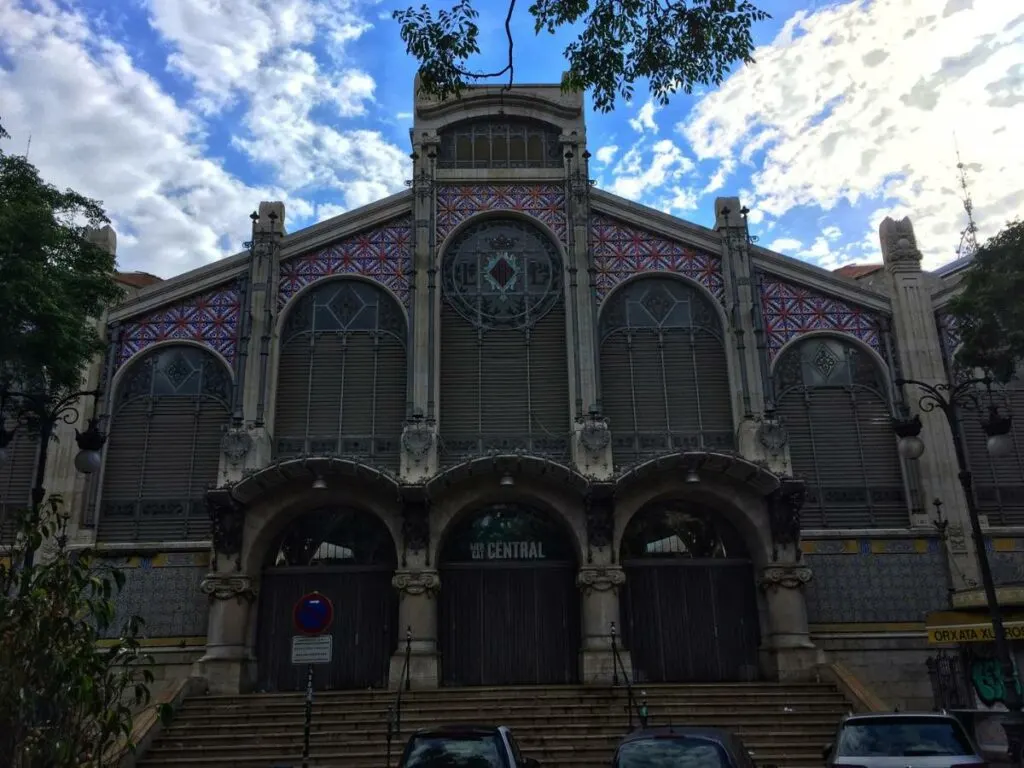 entrance to Mercado Central in Valencia