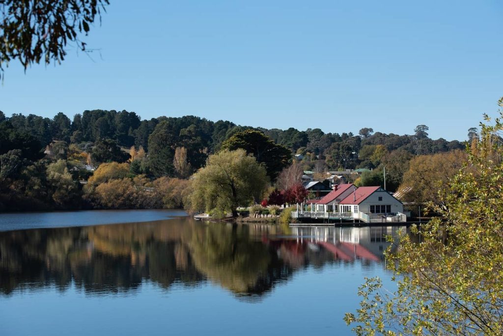 boathouse on lake daylesford