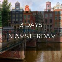 3 days in Amsterdam