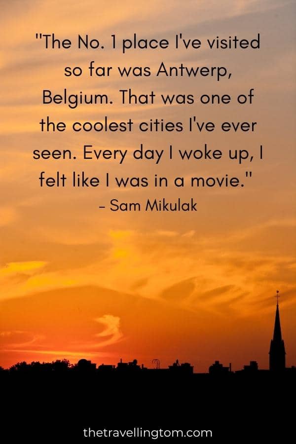 belgium travel quote