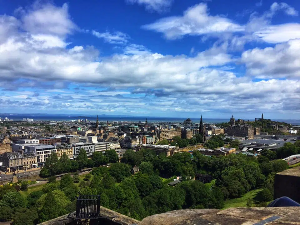 view of edinburgh