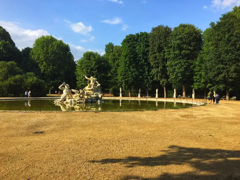 fountain in palazzo reale