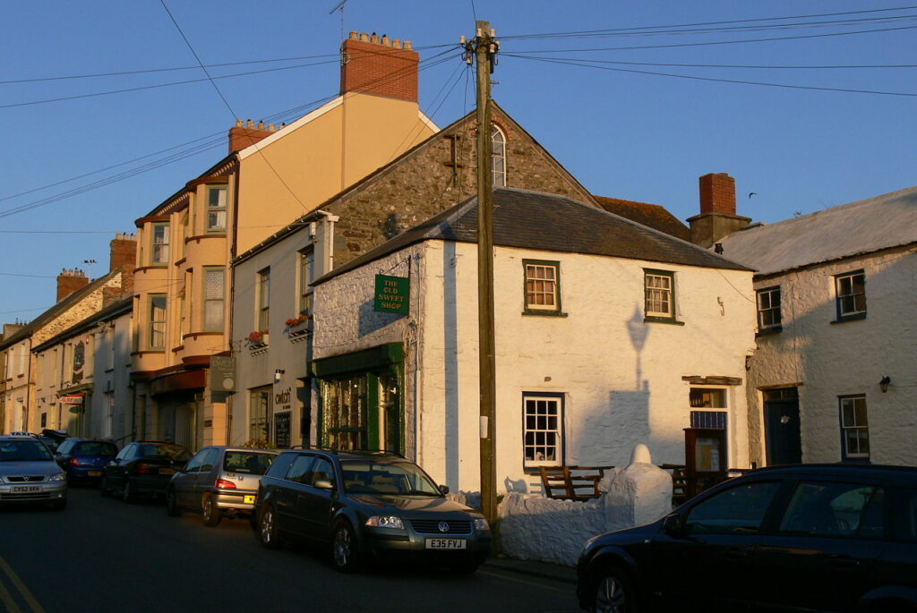 The main street in St Davids