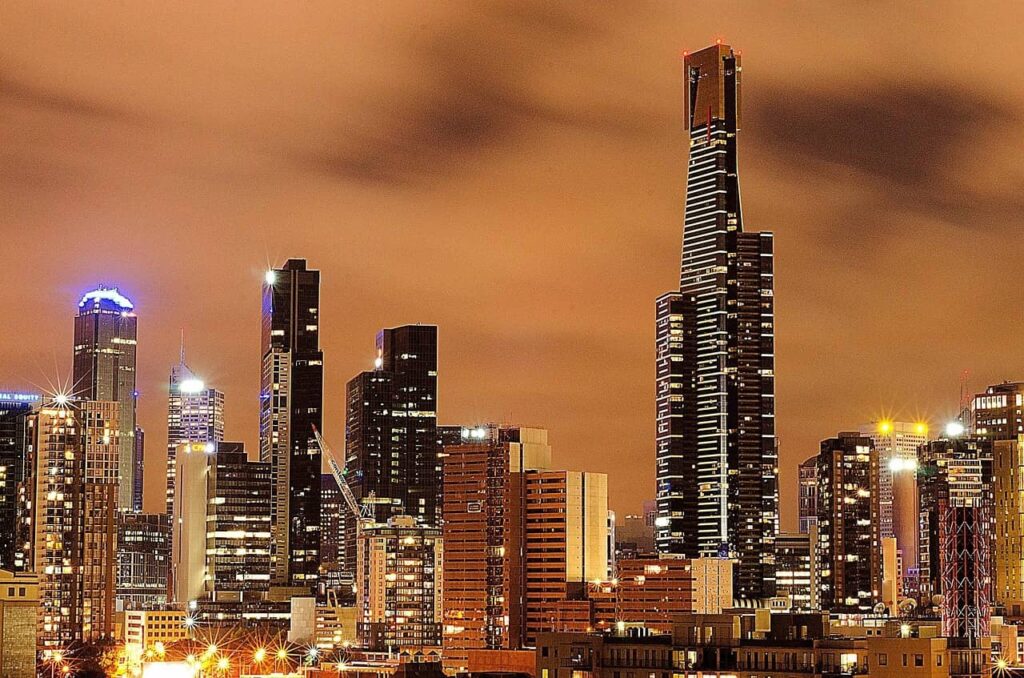 eureka skydeck at night