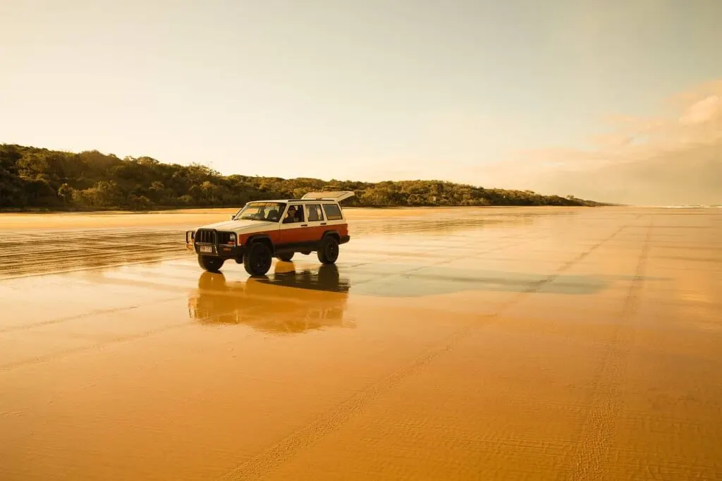 beach at fraser island