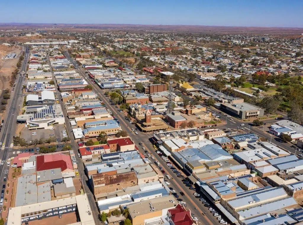 broken hill from above