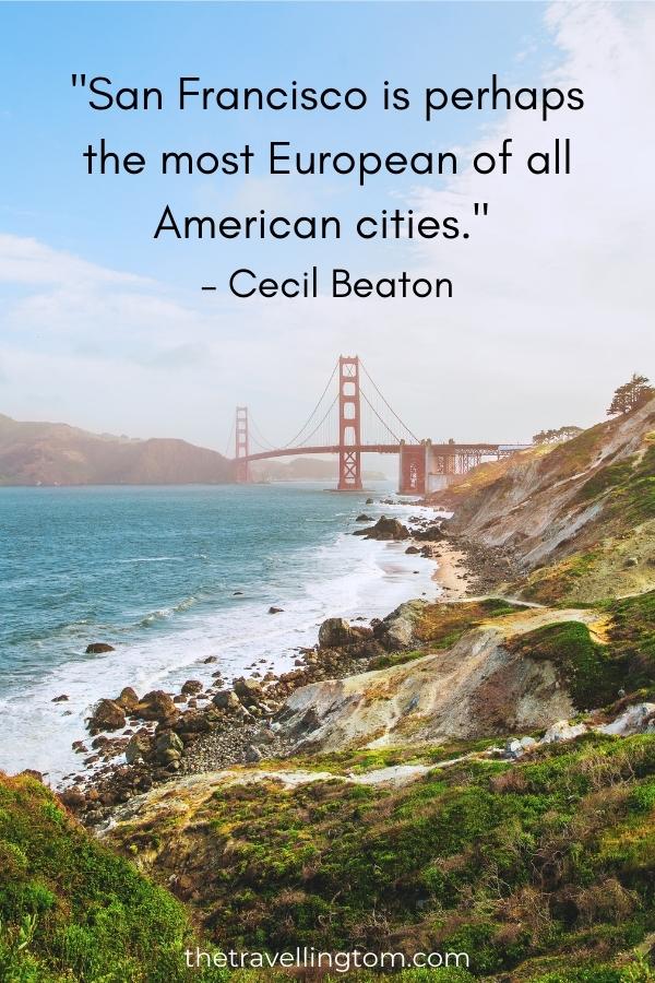 quote about san francisco