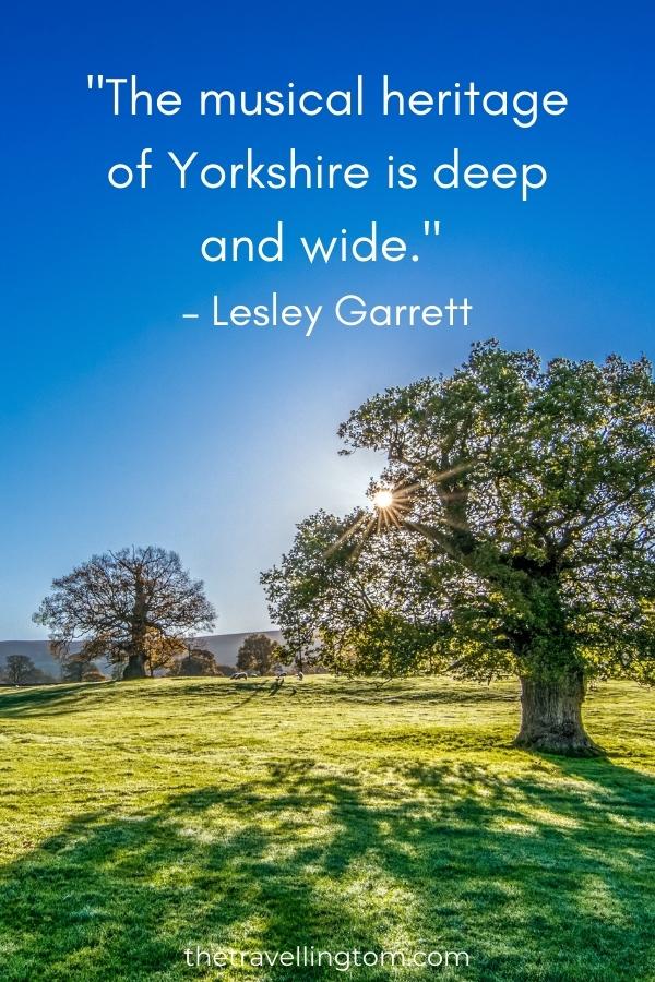 quote about yorkshire culture