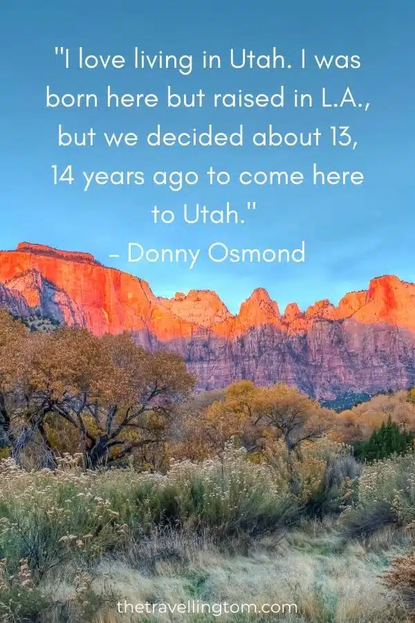 utah travel quote