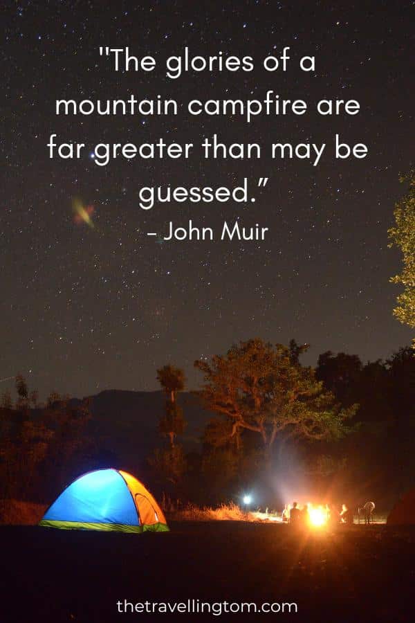inspiring camping quote
