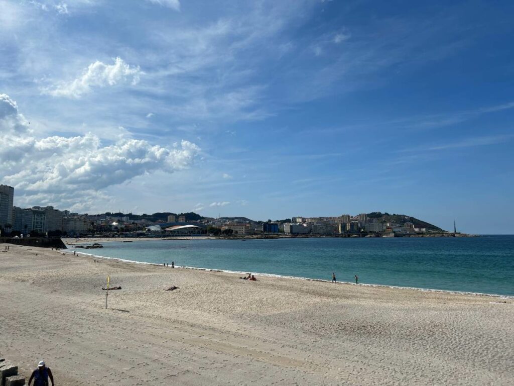 Riazor Beach in A Coruna