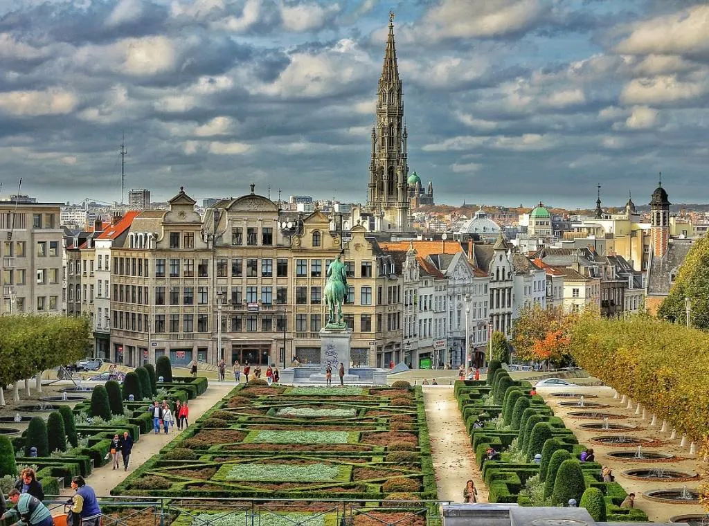 Garden at Mont Des Arts