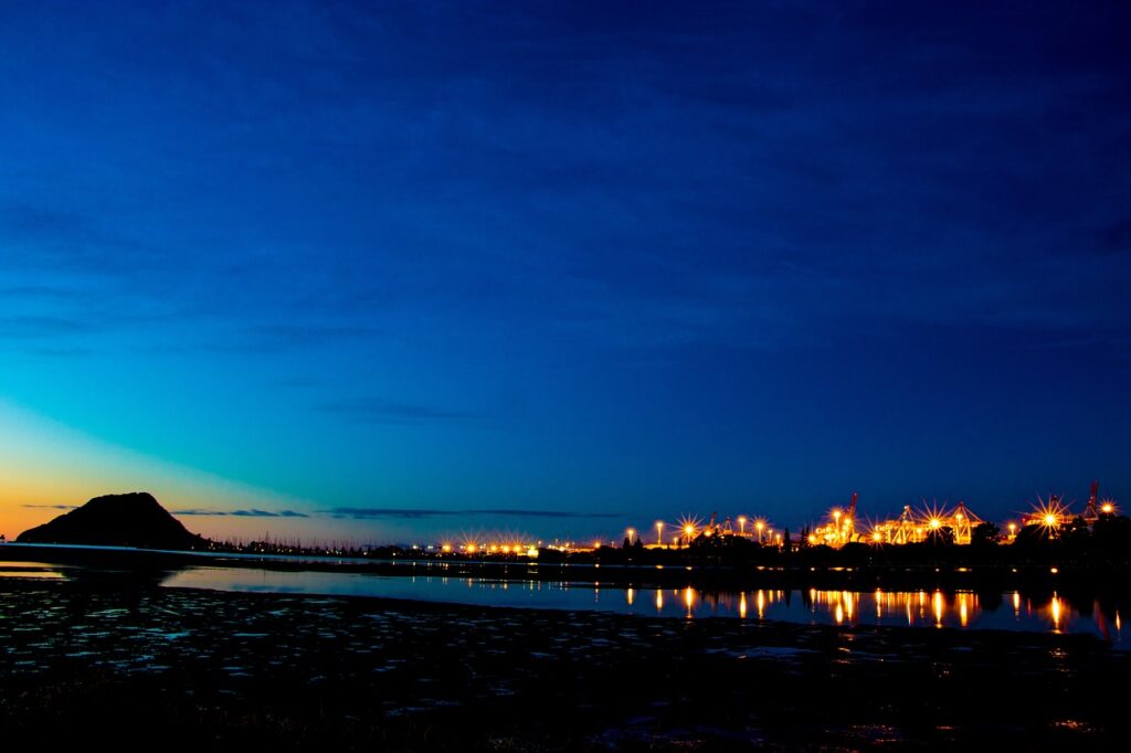 Tauranga at night