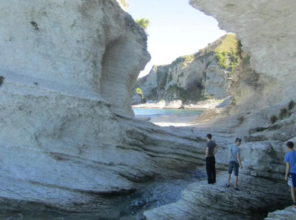 on the beach at Kaikoura