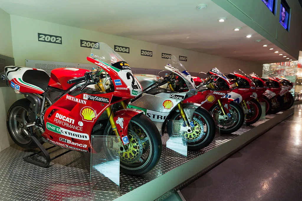 race bikes in the Ducati Museum