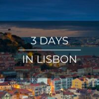 3 days in lisbon