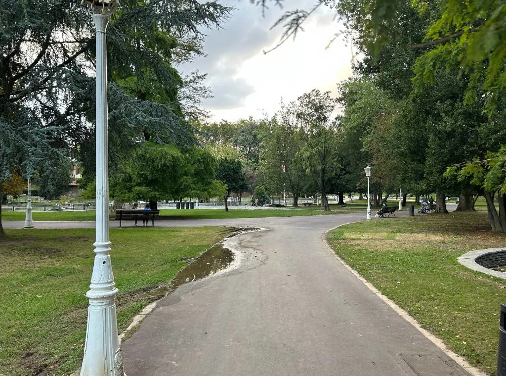 a path in Parque Doña Casilda in the centre of Bilbao