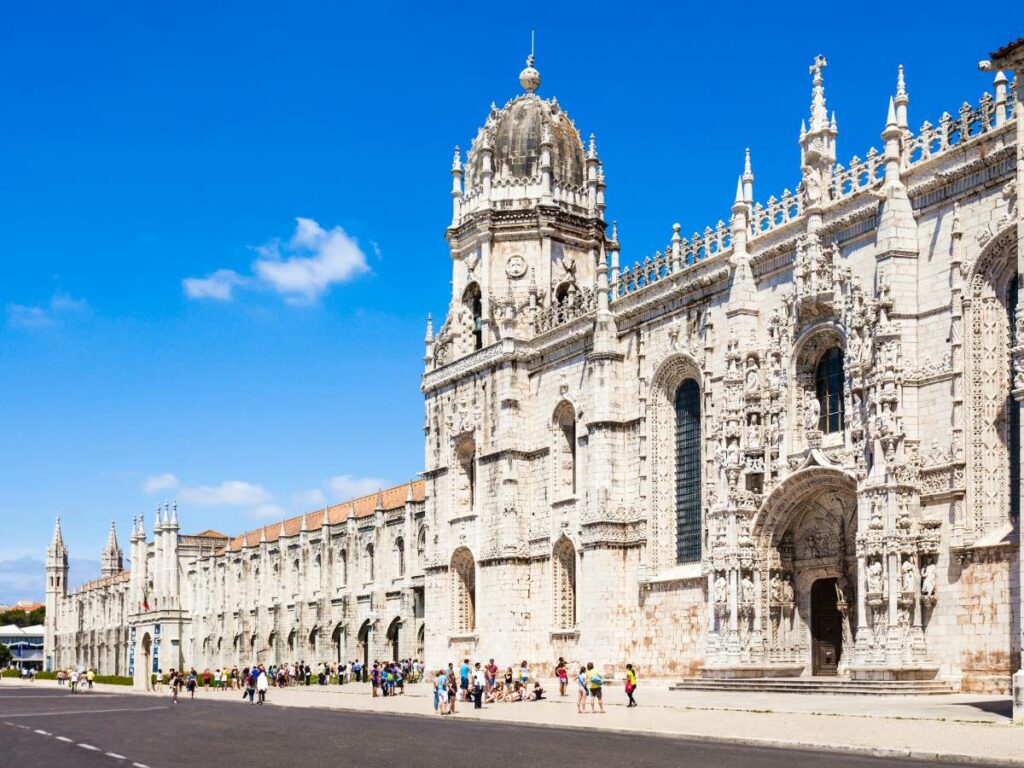 the exterior of Jeronimo's Monastery