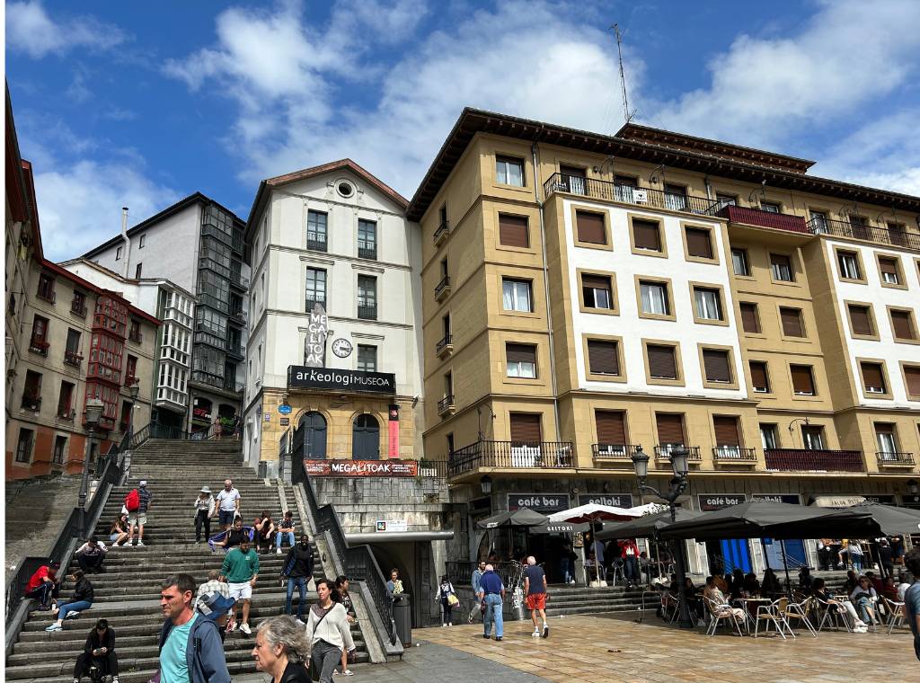 the old town in bilbao