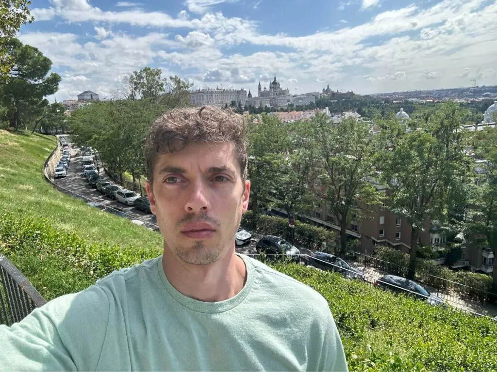 me in Madrid