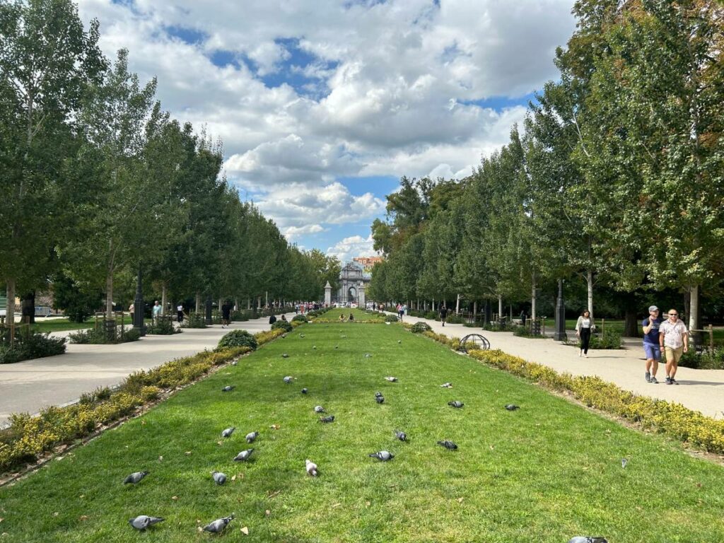 strolling around retiro park