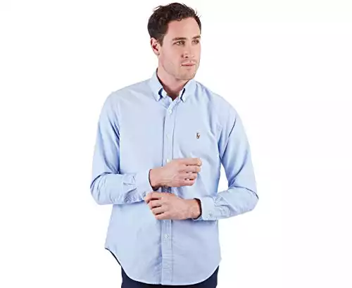 Ralph Lauren Polo Mens Long Sleeve Button Down Shirt