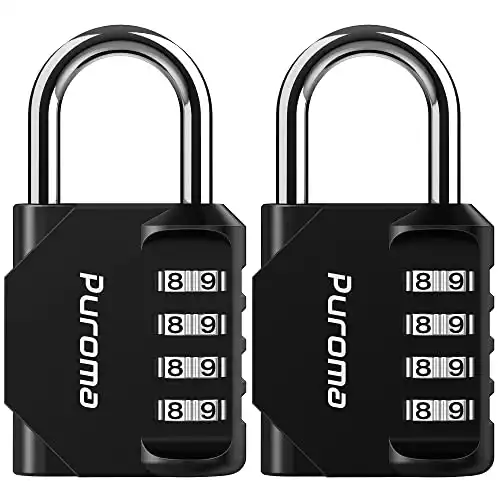 Puroma 2 Pack Combination Lock 4 Digit Locker Lock
