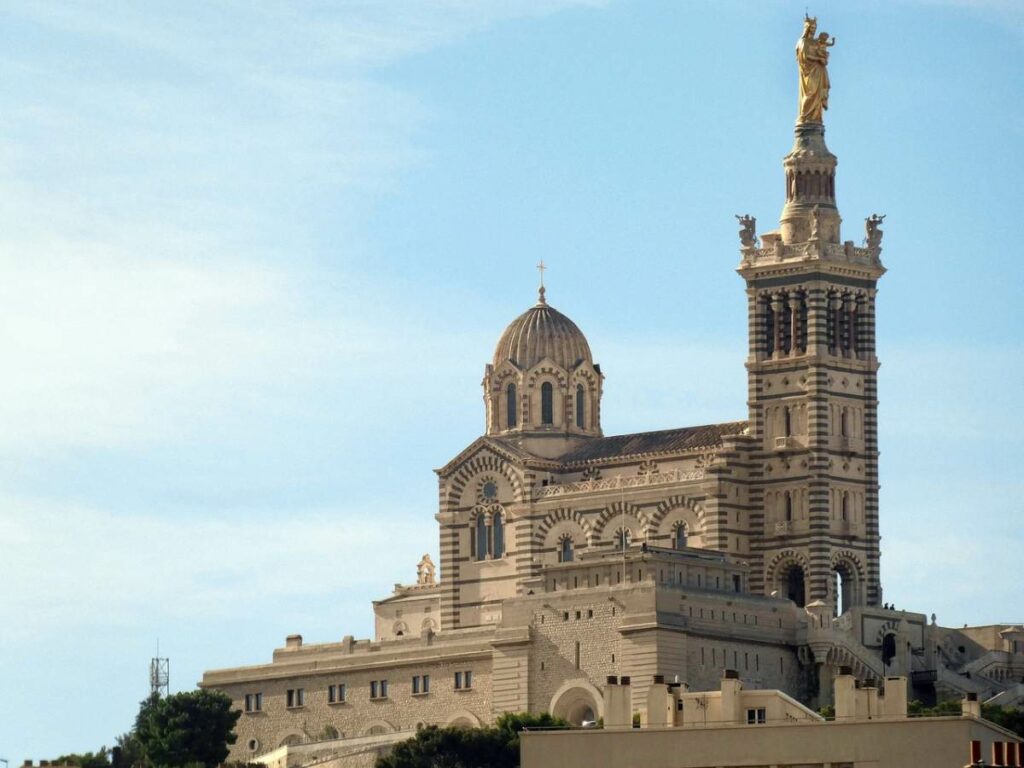 view of the Basilique Notre-Dame de la Garde