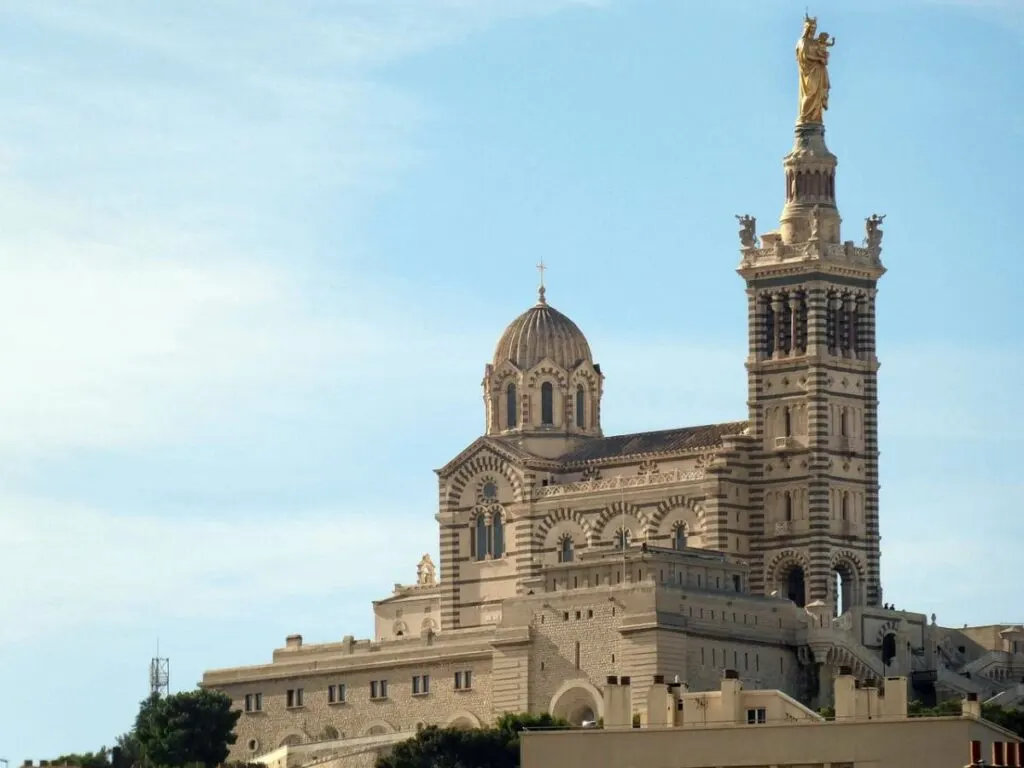view of the Basilique Notre-Dame de la Garde
