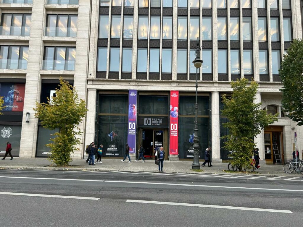 entrance to the Cold War Museum in Berlin