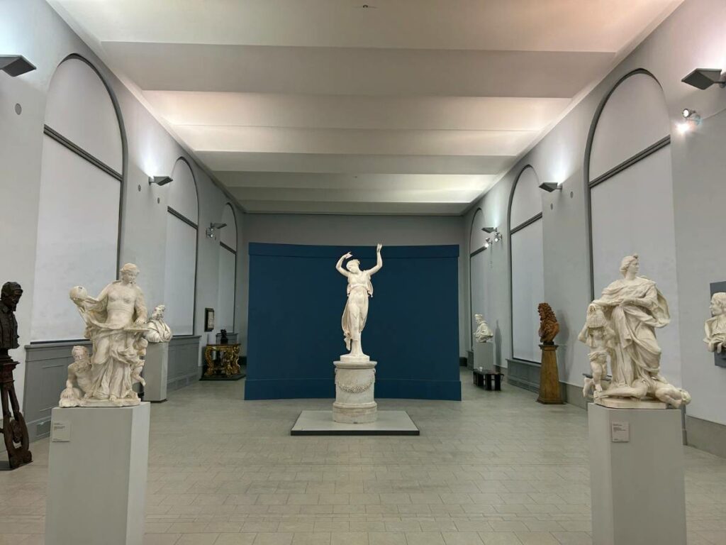 sculptures in the bode museum