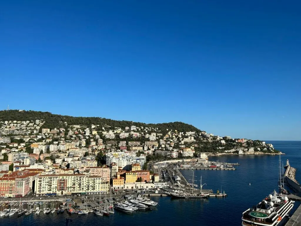 view of the coast of Nice