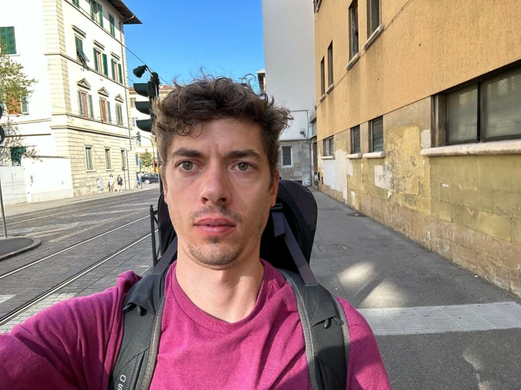 Tom in Florence