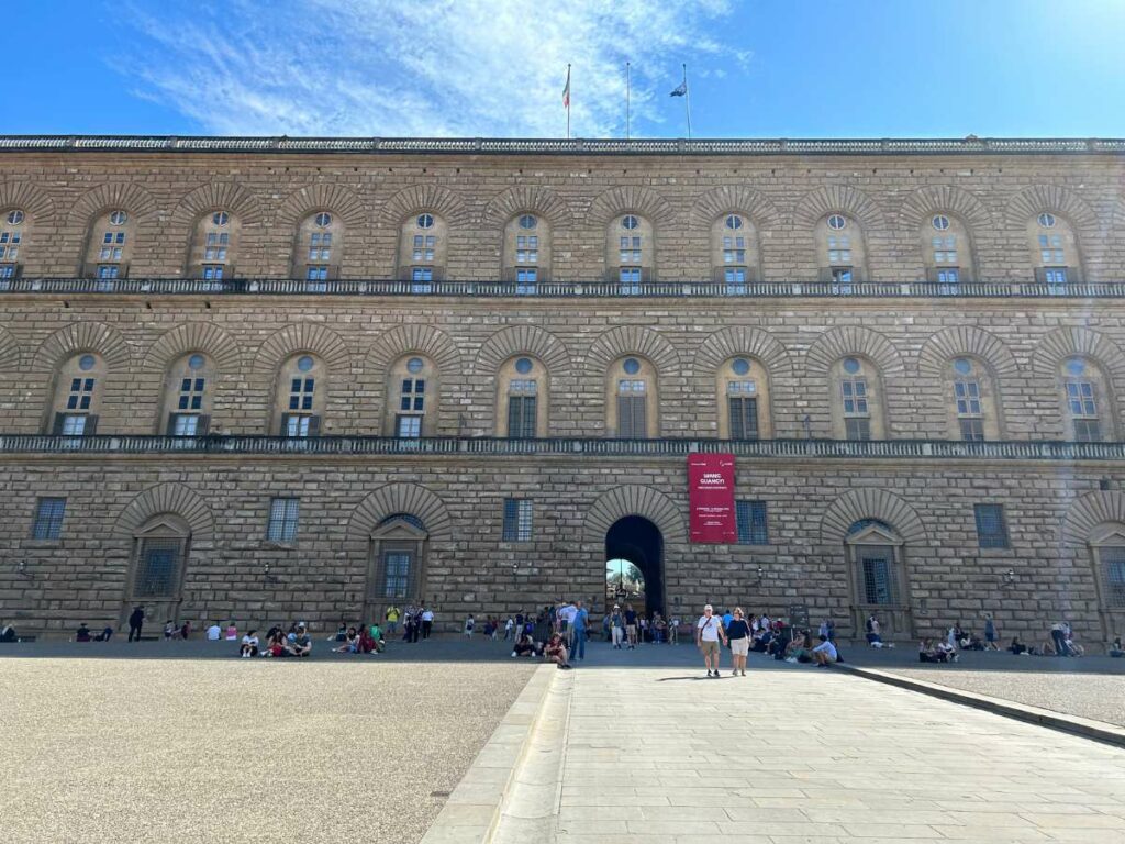 Exterior of the Uffizi Gallery