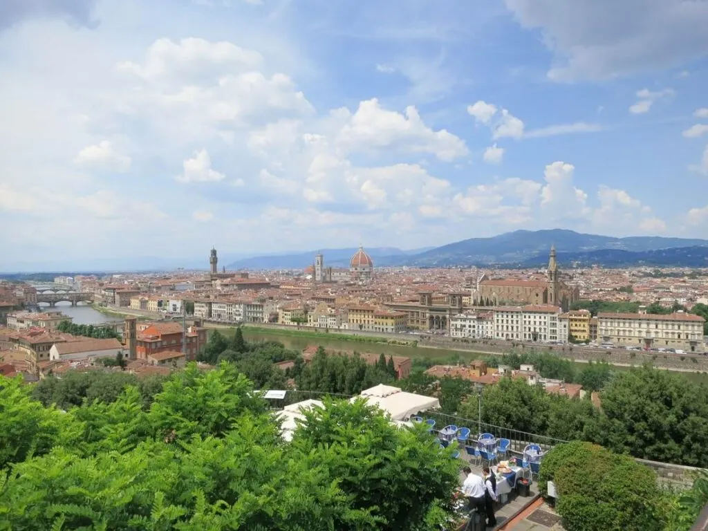 View from Piazzale Michelangelo with the Duomo visible