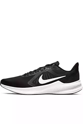 Nike Men's Downshifter 10 Running Shoe, Black White Anthracite, 9.5