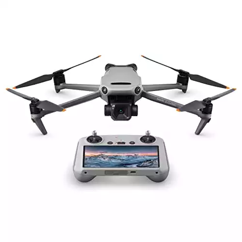 DJI Mavic 3 Classic (DJI RC), Drone with 4/3 CMOS Hasselblad Camera for Professionals, 5.1K HD Video, 46 Mins Flight Time, Omnidirectional Obstacle Sensing, 15km Transmission Range, Smart Return to Ho...