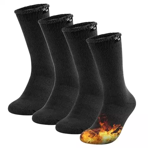 DG Hill Winter Thermal Socks - Warm Socks for Men Women Cold Weather Insulated Sock - Heated Socks Thick Snow Sock