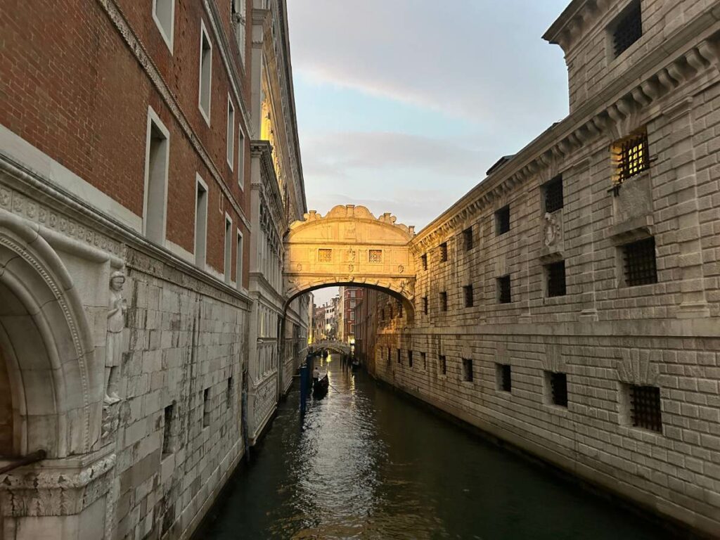 Bridge of Sighs in Venice 